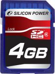 Карта памяти Silicon Power 4 GB SDHC Class 6