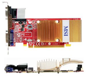 MSI Radeon HD 4350 600 Mhz PCI-E 2.0 1024 Mb 1000 Mhz 64 bit DVI HDCP