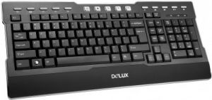 Клавиатура Delux DLK-5881U USB Black/Silver ― Интернет-магазин 361 / COMCON l.t.d