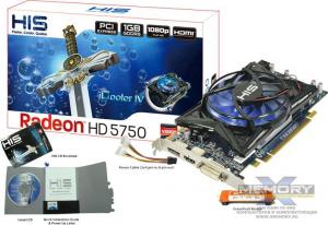 Видеокарта PCI-E HIS H575FN1GD Radeon HD 5750 1GB 128-bit GDDR5 ― Интернет-магазин 361 / COMCON l.t.d