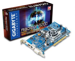 Графические карты AGP 128Мб 128бит Gigabyte ATI Radeon 9200 (RV280) DDR  ― Интернет-магазин 361 / COMCON l.t.d