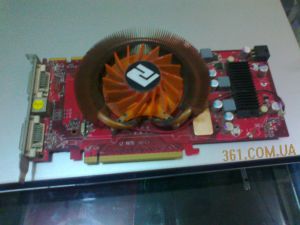 Видеокарта PCI-E PowerColor Radeon AX3870 /512Mb /256bit /DDR3 /Dual-DVI /TV-Out /Питание 6pin
