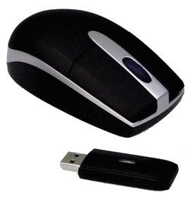 Мышь Chicony Mini Traveler 5300, wireless, USB , black/silver ― Интернет-магазин 361 / COMCON l.t.d