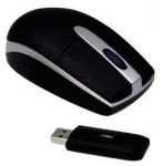Мышь Chicony Mini Traveler 5300, wireless, USB , black/silver