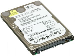  Жесткий диск для ноутбука  HDD 320 Gb SATA-II 300 Western Digital Scorpio Blue <WD3200BEVT> 2.5" 5400 rpm 8Mb 