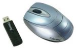 Мышь беспроводная Лазерная Chicony Traveler 3300 wireless, USB, Черная