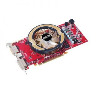 б.у. Видеокарта Asus PCI-E Radeon HD3870 512Mb, 256bit, DDR3