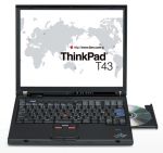 Ноутбук IBM ThinkPad T43 1866MHz, 1014Мб DDR2, 100Гб, 128 Мб, Wi-Fi