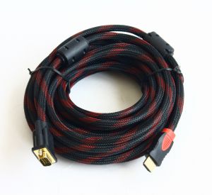 Комп.кабель, HDMI/VGA 10m, Кабель VGA-HDMI 10m