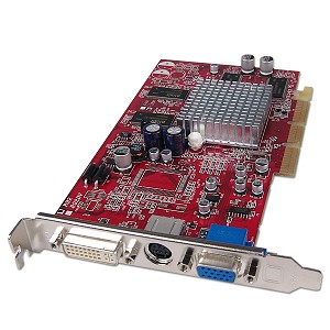 Графические карты AGP 128Мб 128бит Gigabyte ATI Radeon 9200 (RV280) DDR