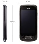 б/у Мобильный телефон LG Optimus One P500 Black